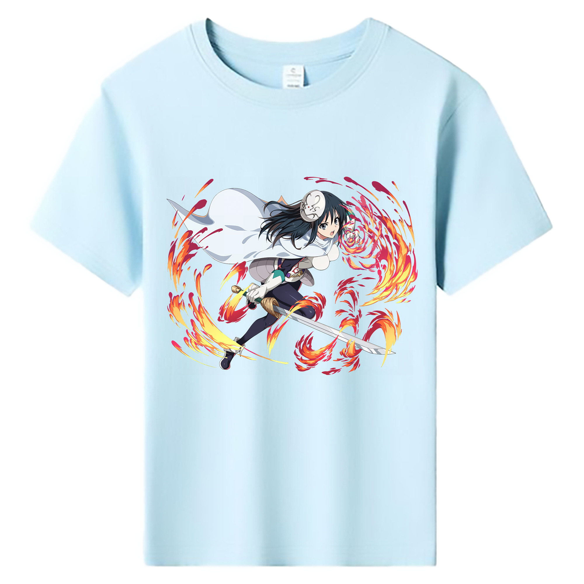 （画像用） 転スラ Regarding Reincarnated to Slime 綿100％キッズTシャツ（フロントプリント）